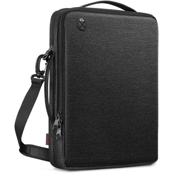 Other - Men's Laptop Shoulder Bag Padded Computer Tablet Carrying Case - Black